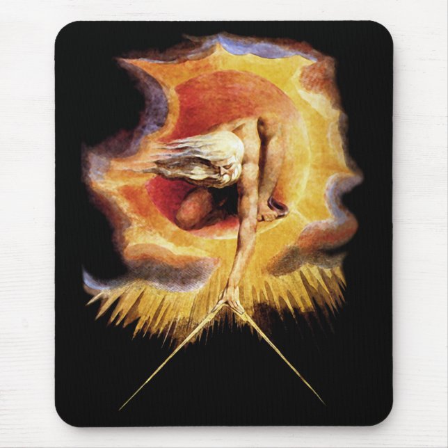 Ancient of Days - William Blake Mouse Pad (Front)