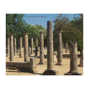 Ancient Olympia - Peloponnese Wood Wall Art