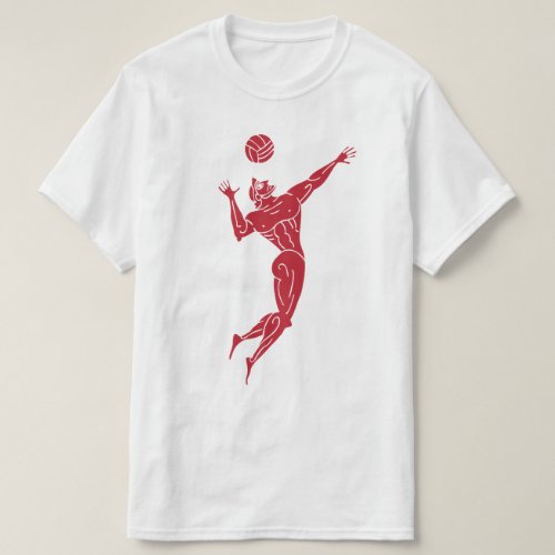 Ancient Olympian Volleyball Funny Sports Pun T_Shirt