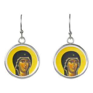 Ancient Orthodox icon Earrings