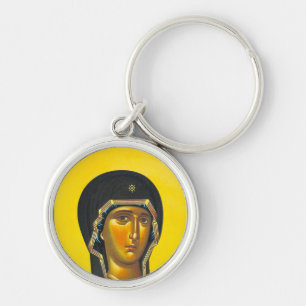 Ancient Orthodox icon Keychain