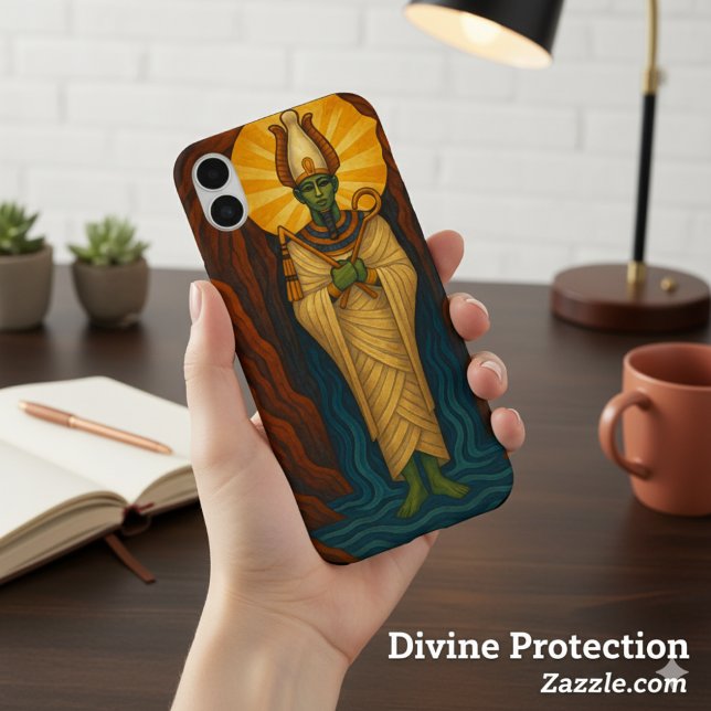 Ancient Osiris Sacred Mystique Gold Case-Mate iPhone Case (Creator Uploaded)