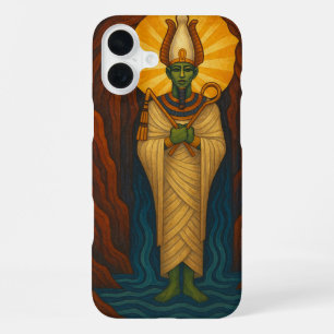 Ancient Osiris Sacred Mystique Gold iPhone 16 Plus Case