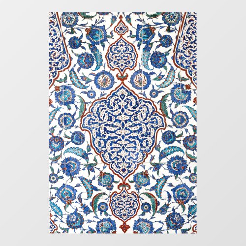 Ancient Ottoman Floral Iznik Wall Decal