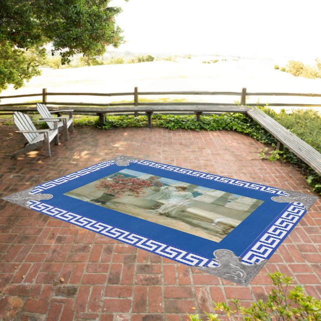 Ancient Patio by the Sea  Outdoor Rug (Insitu (Outdoor 3))