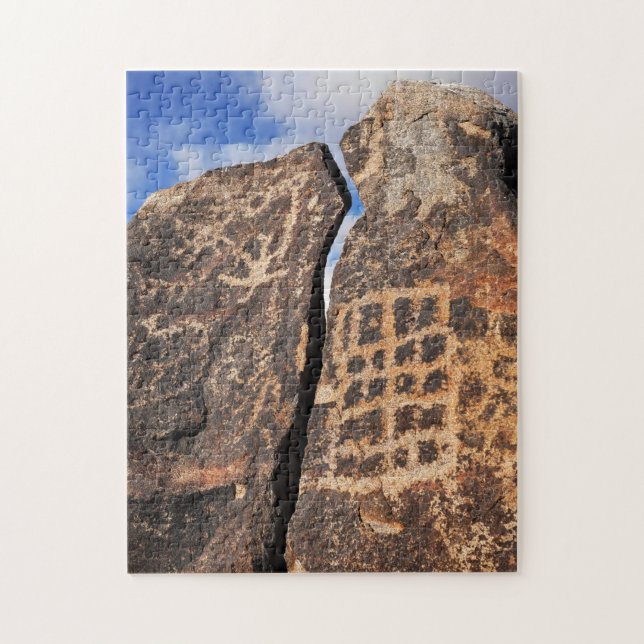 Ancient Petroglyph Jigsaw Puzzle (Vertical)