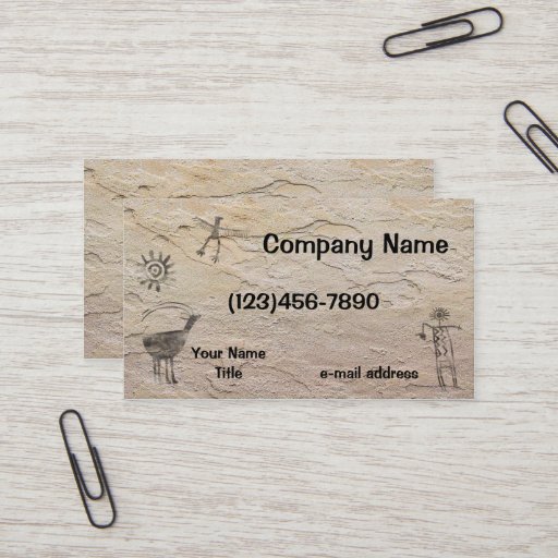 Customizable Rock Art Business Card Templates