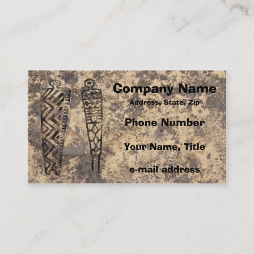 Ancient Pictographs Business Card