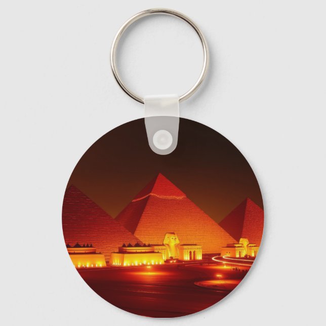 Ancient pyramids keychain (Front)