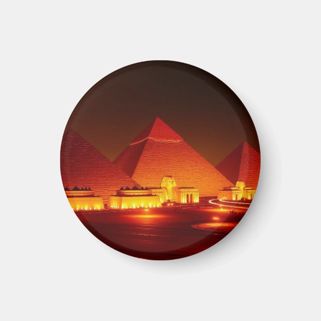 Ancient Pyramids Magnet (Front)