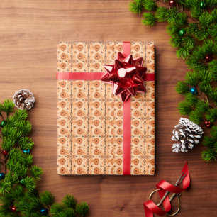ancient rock art wrapping paper
