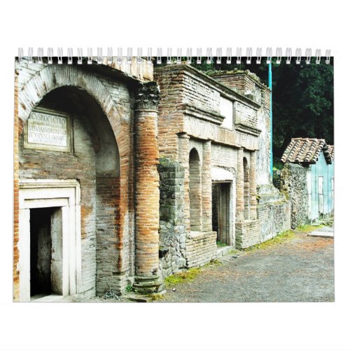 Ancient Roman City _ Pompeii Calendars