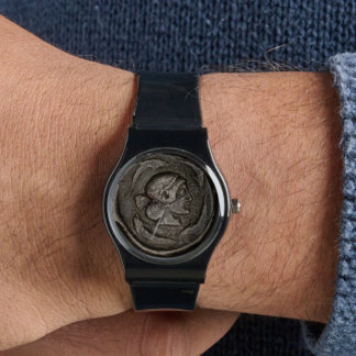 Ancient Roman Coin Dolphins Watch