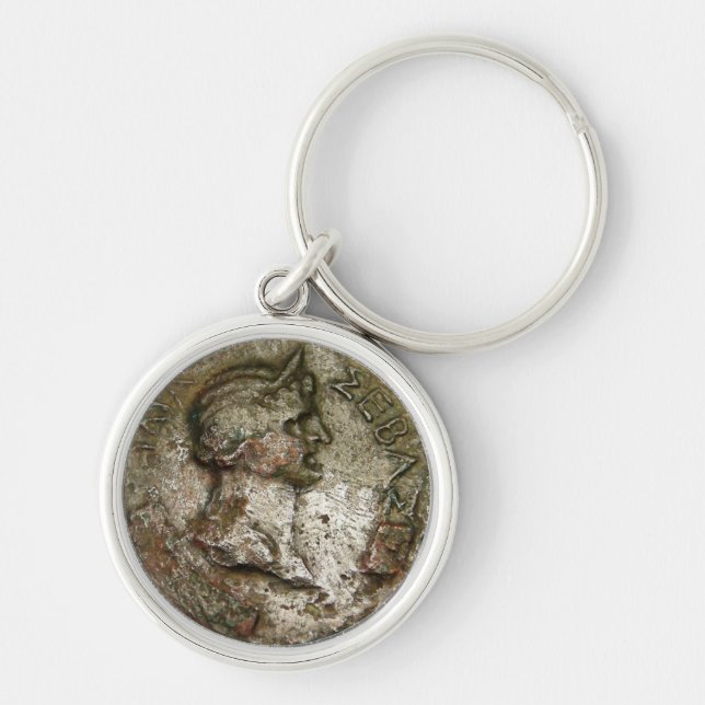 Ancient Roman Coin Keychain (Front)