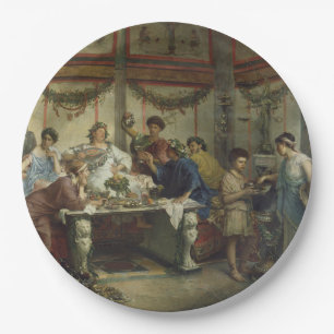 Ancient Roman Dinner Party Feast Paper Plates
