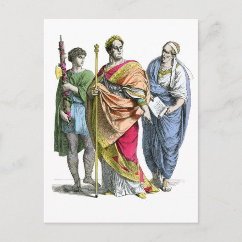 Ancient Roman Emperor Postcard
