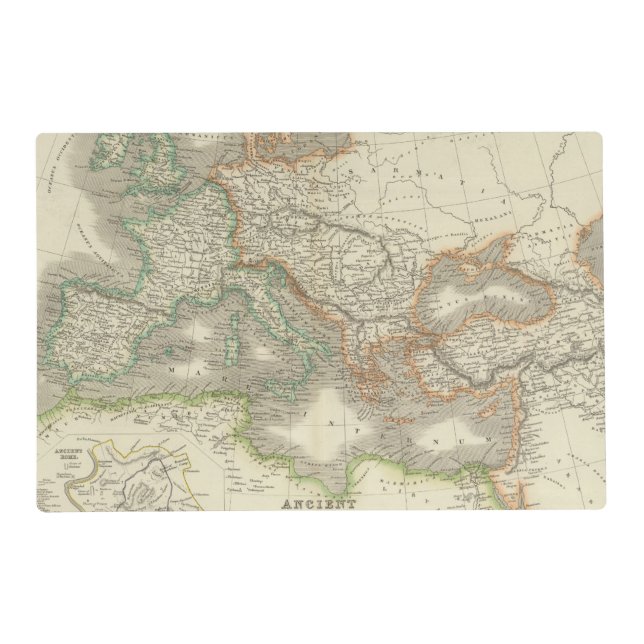 Ancient Roman Empire Placemat (Front)