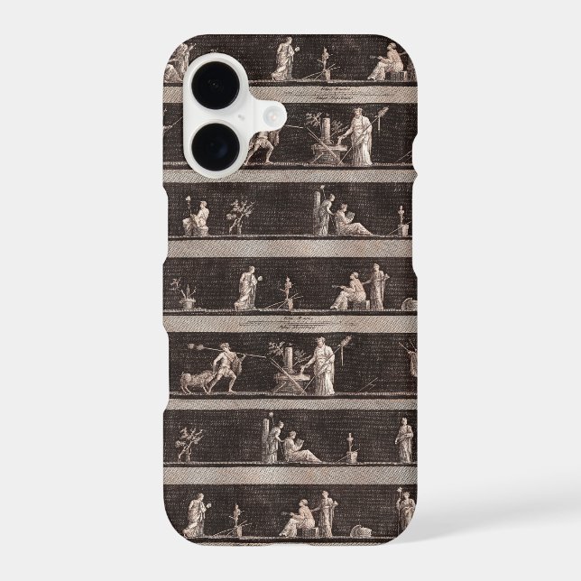 Ancient Roman Figures Classics Scholar or Teacher Case-Mate iPhone Case (Back)