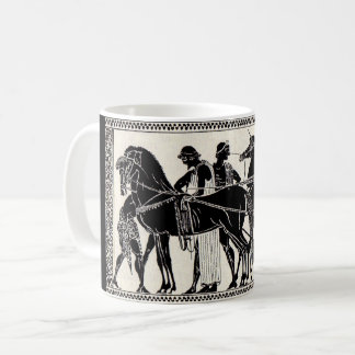 ancient Roman men and horses Coffee Mug