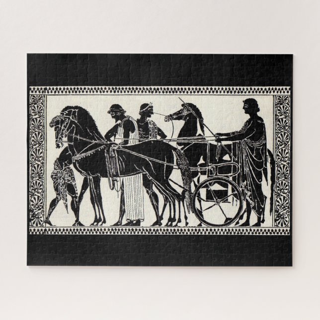 ancient Roman men and horses Jigsaw Puzzle (Horizontal)