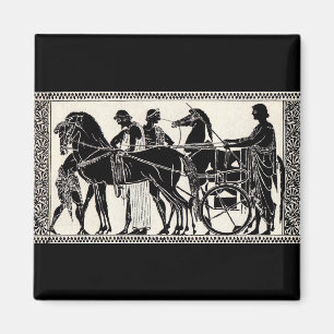 ancient Roman men and horses Magnet