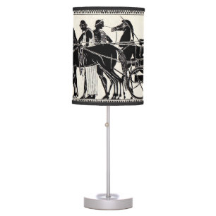 ancient Roman men and horses print Table Lamp