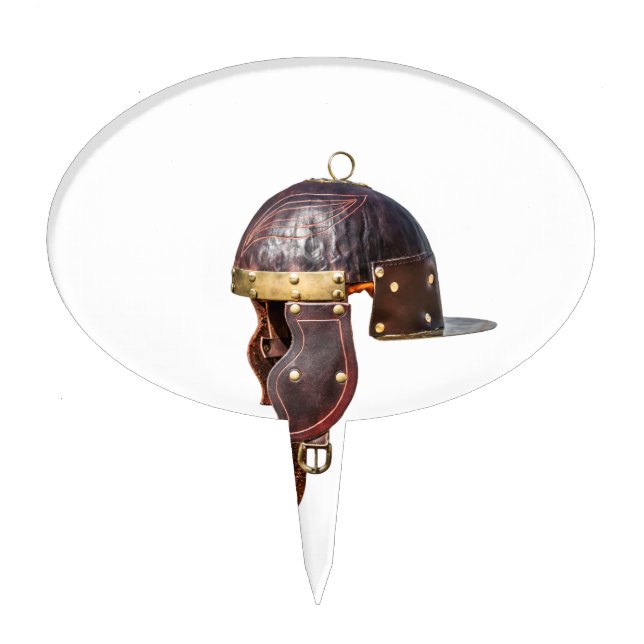 Ancient Roman military helmet Cake Topper (Front)