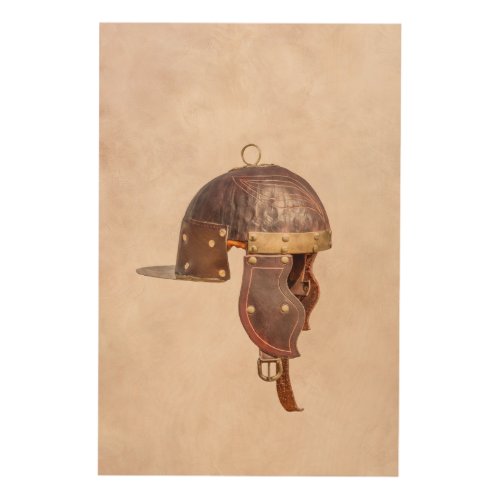 Ancient Roman military helmet Wood Wall Decor