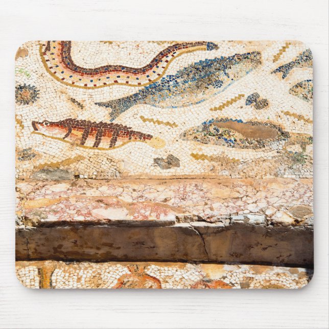 Ancient Roman Mosaic Mouse Pad (Front)