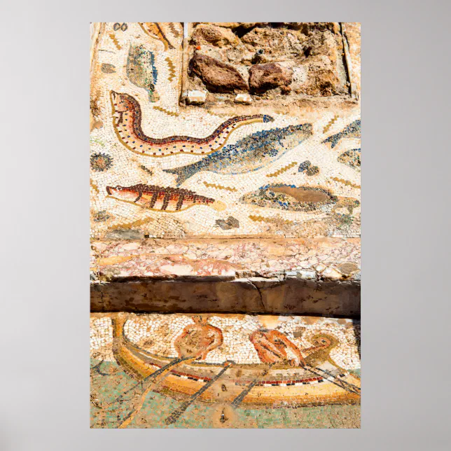 Ancient Roman Mosaic Poster | Zazzle
