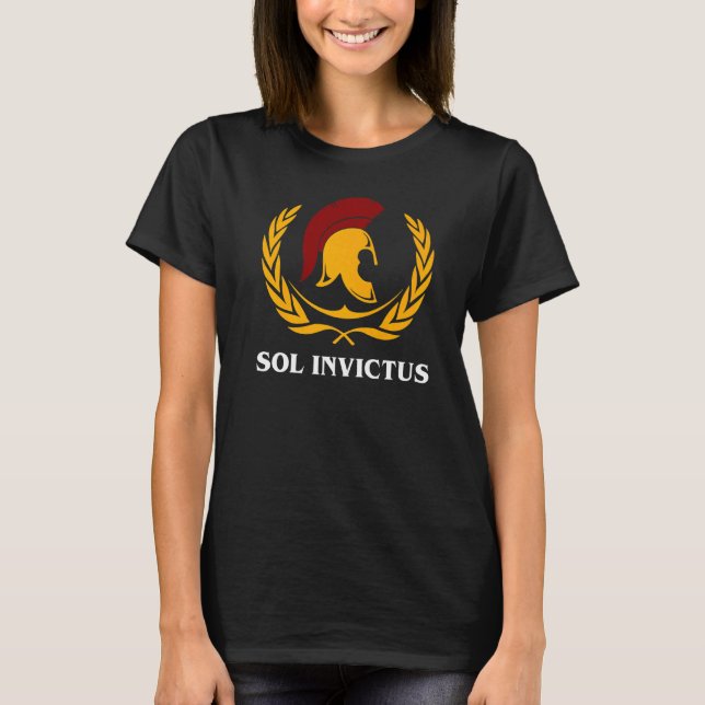 Ancient Roman Mythology Sol Invictus Roman Eagle S T-Shirt (Front)