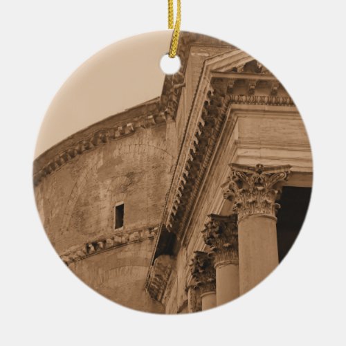 Ancient Roman Pantheon Christmas Ornament