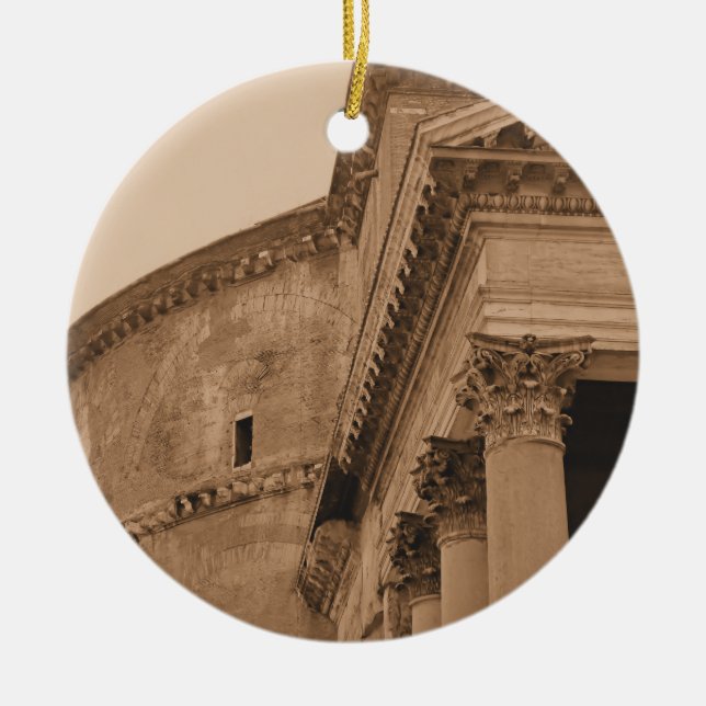 Ancient Roman Pantheon Christmas Ornament (Front)