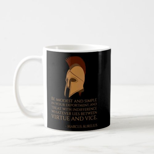 Ancient Roman Philosophy   Marcus Aurelius   Stoic Coffee Mug
