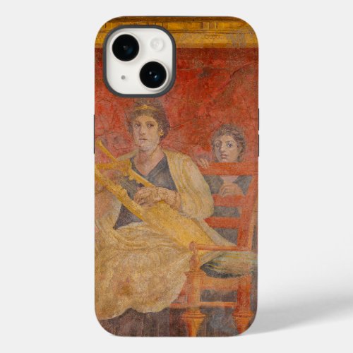 Ancient Roman Pompeii Neighbor Fresco Musician Case_Mate iPhone 14 Case