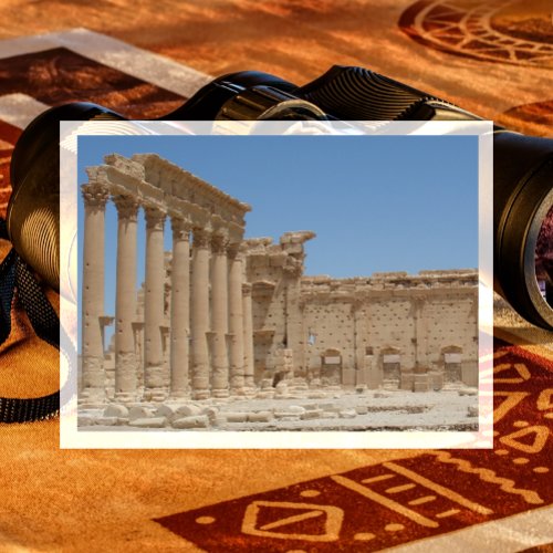 Ancient Roman Ruins Palmyra Syria Postcard