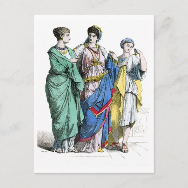 Ancient Roman Women Postcard (Front)