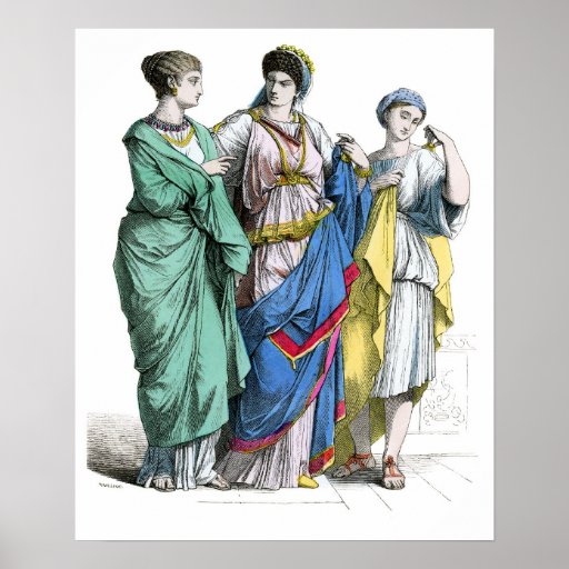 Ancient Roman Women Poster | Zazzle