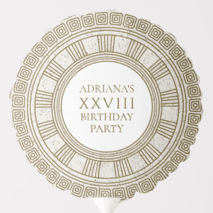 Ancient Rome Birthday Party with stone elements Balloon