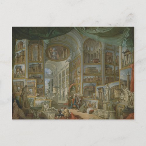  Ancient Rome by Giovanni Paolo Panini Print Postcard