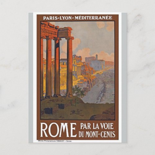 Ancient Rome European Travel French Postcard