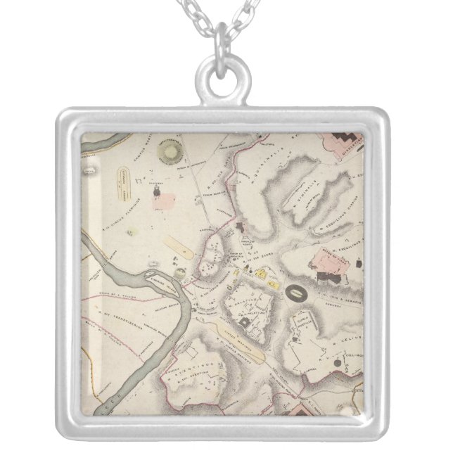 Ancient Rome Silver Plated Necklace (Front)