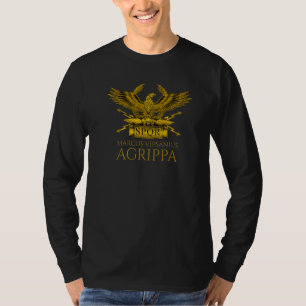 Ancient Rome Spqr Eagle Agrippa Roman Empire His T-Shirt