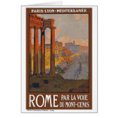 Ancient Rome Travel Ad Painting (Front)