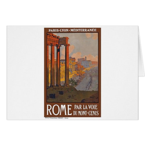 Ancient Rome Travel Ad Painting