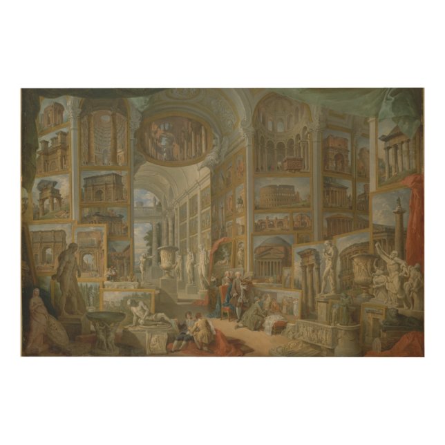 Ancient Rome Wood Wall Art (Front)