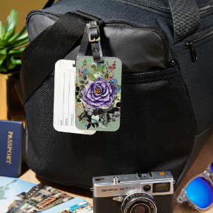 Ancient Rose Luggage Tag