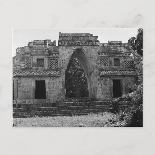 Ancient Ruins Gateway to Labna Yucatan Mexico Postcard