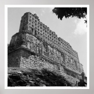 Ancient Ruins: Temple 33 of Yaxchilan Poster