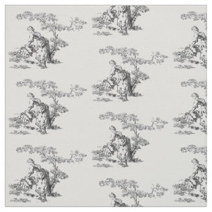 Ancient rural artwork fabric